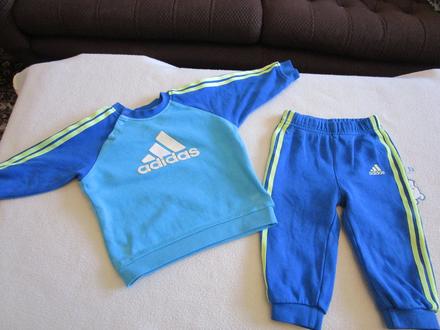 Modrá tepláková souprava adidas, vel. 74, adidas,74
