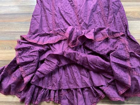Vínovo fialová sukně, vel 48/22 cca 3-4xl, měřte,, 4xl