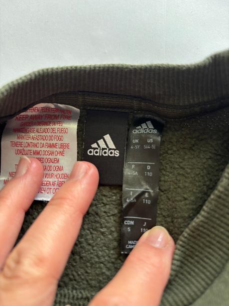 K3/ mikina zn. adidas - v.4/5 let, adidas,110