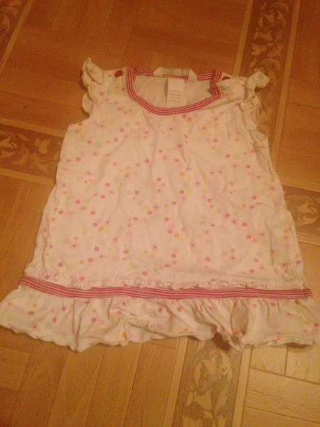 Dívčí šaty - šatičky květy, h&m,62