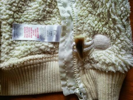 Měkká bundička na 3 roky chlupatka, cherokee,98