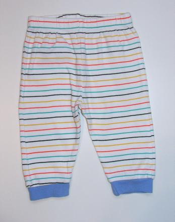 K819 pruhované tepláky vel. 68, 68