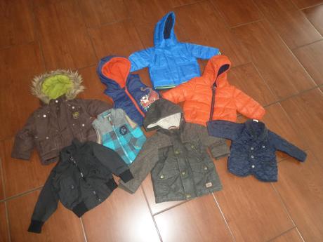 Výprodej - balíky klučičích bund kus 25,-kč, 