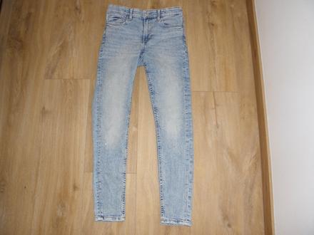 Dívčí rifle / džíny zn. h&m vel.146, h&m,146