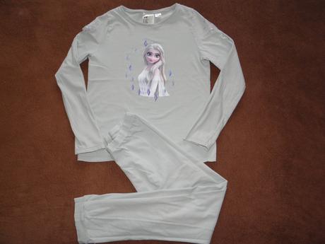 Dívčí pyžamo frozen s elsou zn. h&m vel.134/140, h&m,134