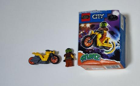 Lego city demoliční kaskadérksá motorka,