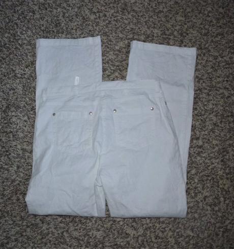 Sněhobílé džíny - vel.l, l
