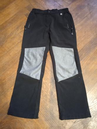 Dětské zateplené kalhoty - velikost 134/140, 134