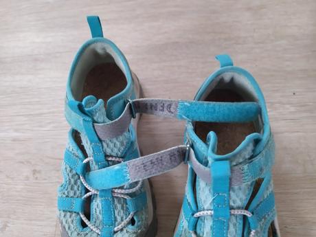 Zelené sandály s plnou špičkou, quechua,33