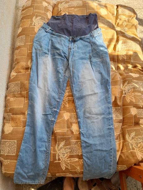 Těhotenské rifle, džíny esprit maternity, kalhoty, esprit,xxl