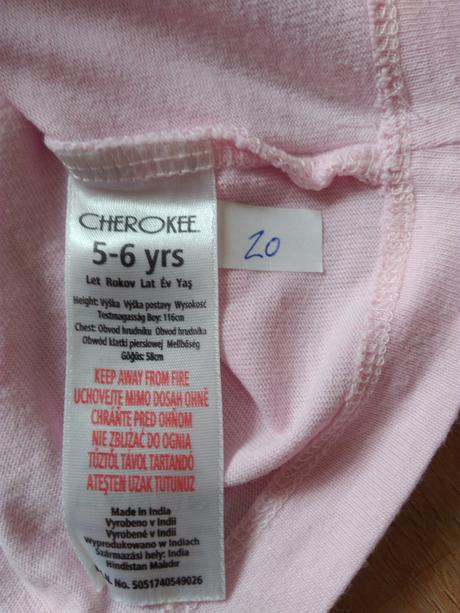 3 x tílko, cherokee, caa, vel 110/116, cherokee,110