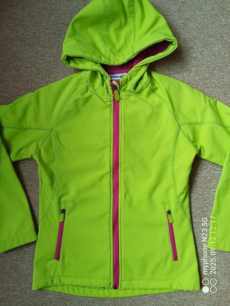 Bunda softshell neón zn."stop+go" vel."140", 140