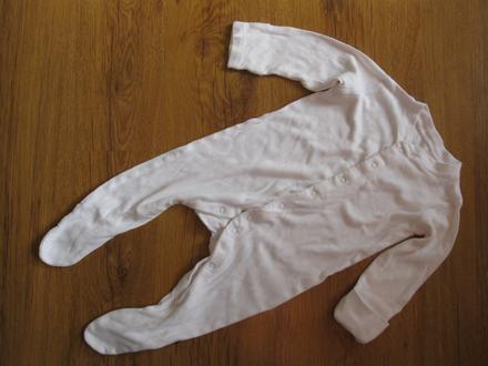 Bílý overal vel. 68, mothercare,68
