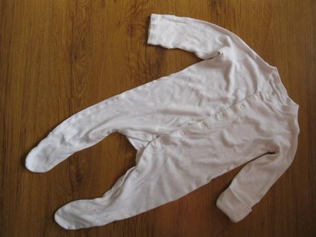 Bílý overal vel. 68, mothercare,68