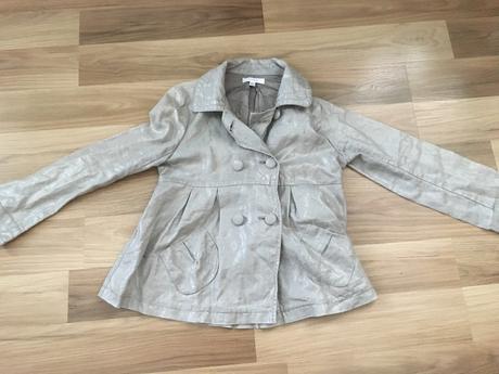 Lněné dívčí sako/kabátek, 140