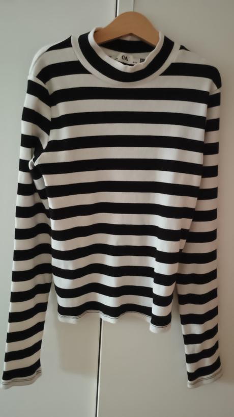 Krásné žebrované tričko zn.c&a vel. xs/s nebo 164, c&a,xs