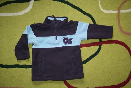 Fleecová mikinka na zip u krku, c&a,86