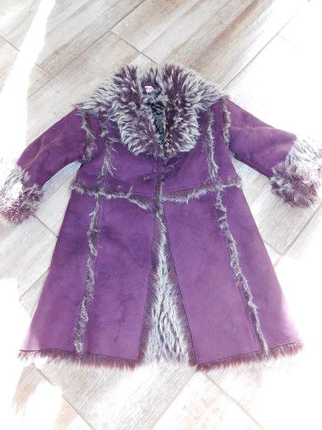 Dívčí kabátek s kožíškem, monsoon,104