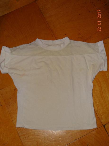 Bílé tílko mřížka, 140