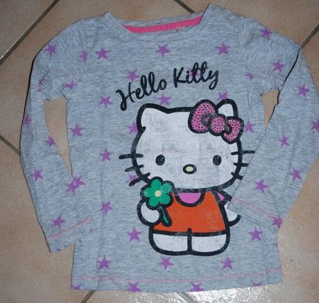Hvězdičkové tričko hello kitty, next,98