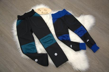 Softshellové kalhoty comfort  vel. 80-158, 74 - 158