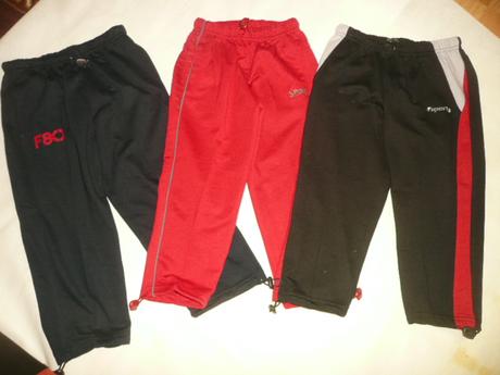 Tepláky vel 104/110 délka 53-56 cm i pro hubené, 110