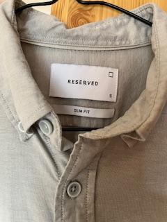 Bavlněná košile slim fit, reserved,170