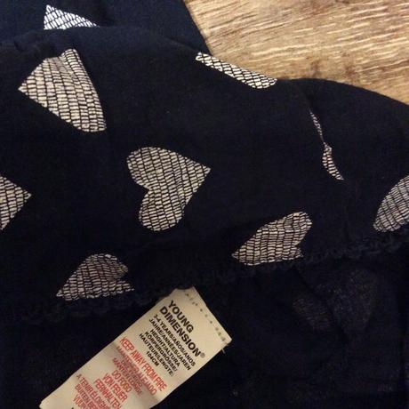 Srdíčkové bavlněné letní šaty, young dimension,104