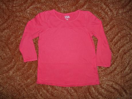 Červené tričko triko dlouhý rukáv, kiki&koko,116