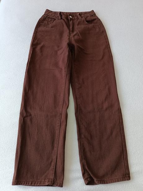 Hnědé džíny - shein - xs, xs