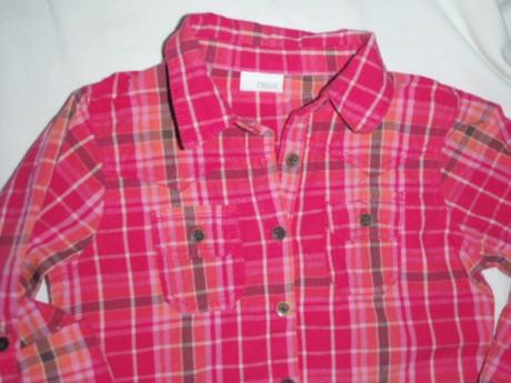 Krásná vzdušná košile - rolovací rukávy, next,104