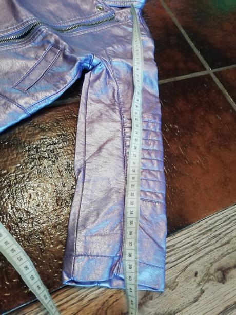 Luxusní nová koženková bundička pro princeznu 2-4r, h&m,92