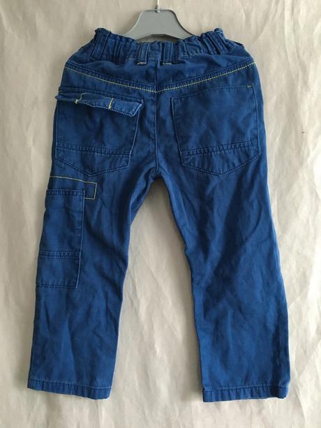 Vel. 98 plátěné kalhoty s regulací, 98