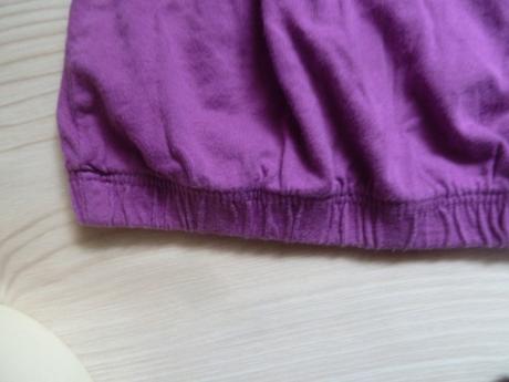 Jednobarevné triko v pase do gumy, george,110