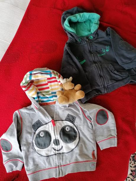 Souprava 2x mikina, 2x kalhoty, 86–98