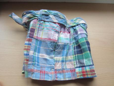 Sukýnkové kostkované kraťásky, ralph lauren,80