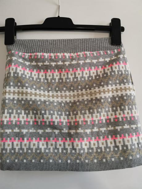 Sukně sukýnka pletená na zimu vel. 122 /128, h&m,122
