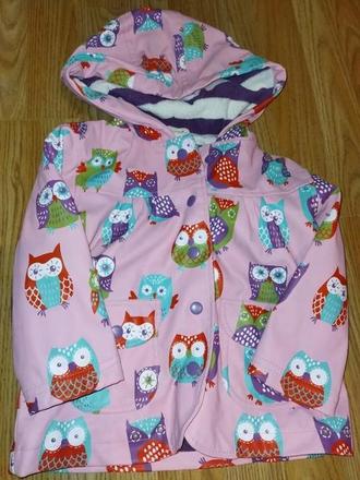 Pogumovaná bunda se sovy 86 hatley, 86