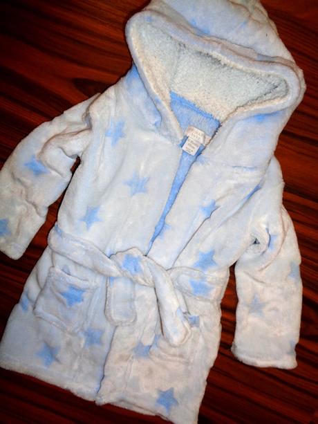 Měkoučký hvězdičkový mikroflízový župan, primark,80