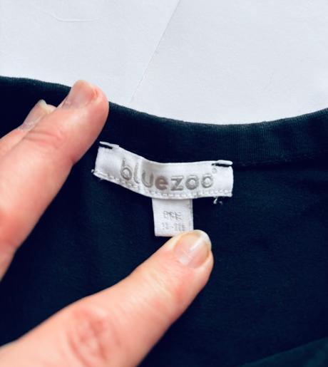 Ob/ šaty černé - v. 9/10 let zn. bluezoo, bluezoo,140