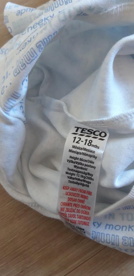 Krasny pohodlný overal vel. 12-18 měsíců, tesco,80 / 86