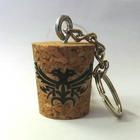 Přívěsek na klíče korková zátka - pánský, 