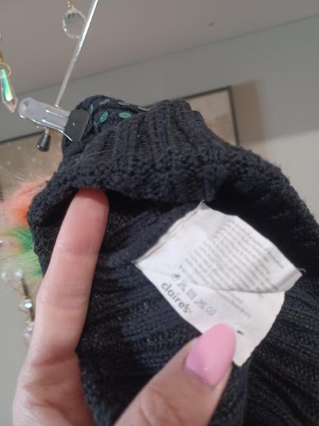 Čepice kulíšek s flitry claire's uni vel, 