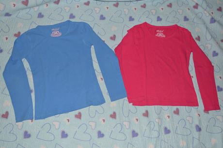 2x bavlněné tričko dl. rukáv, nátělník, okay,134