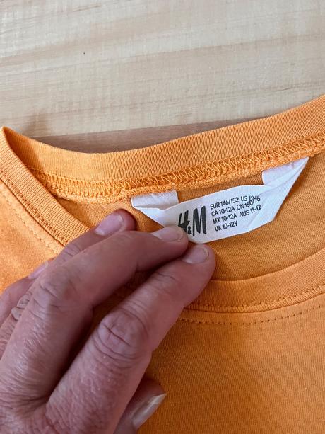 Tričko dýně, h&m,146