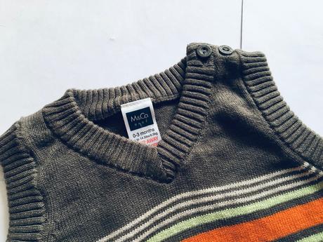 Vestička úpletová -v.0/3 m., m&co,62