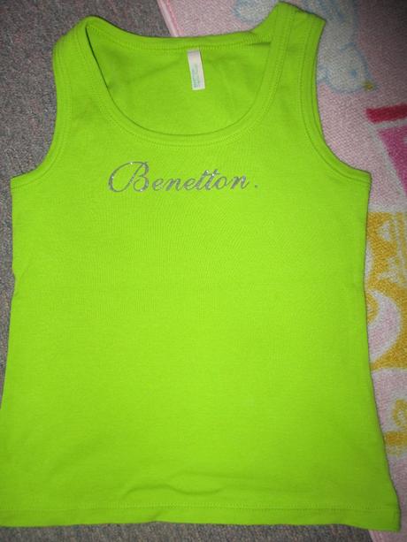 Tílko s nápisem 4-6let, benetton,116