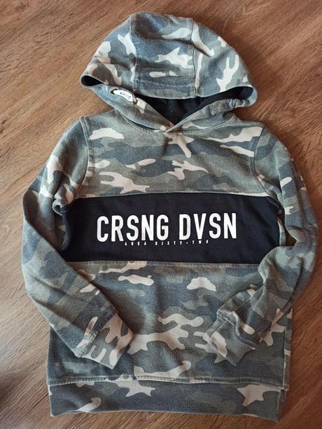 Bavlněná maskáč mikina, chapter young,140