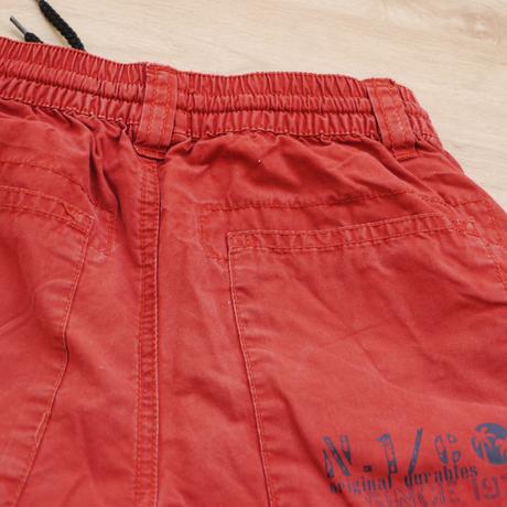 Cervene kratasy slabe na gumu v pase 116 h&m, h&m,116