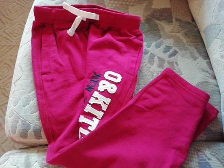 Hezké bavlněné tepláky 116-122-nové, 122